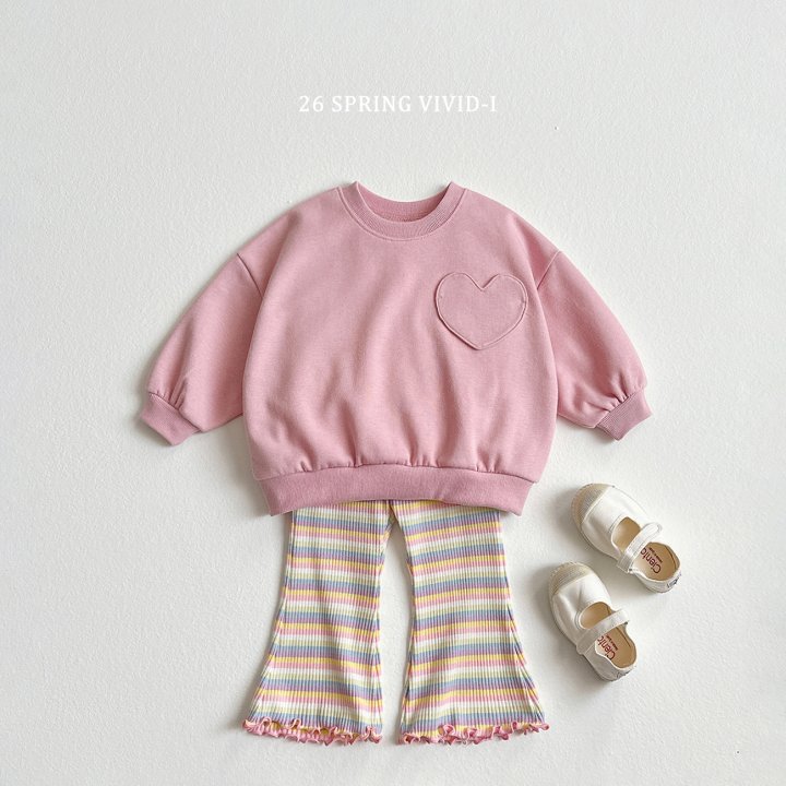 Vivid I - Korean Children Fashion - #minifashionista - Rainbow Bootcut Pants - 7