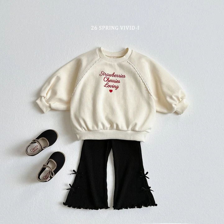 Vivid I - Korean Children Fashion - #minifashionista - Raglan Frill Set - 6