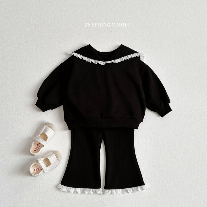 Vivid I - Korean Children Fashion - #minifashionista - Lace Sailor Set - 5
