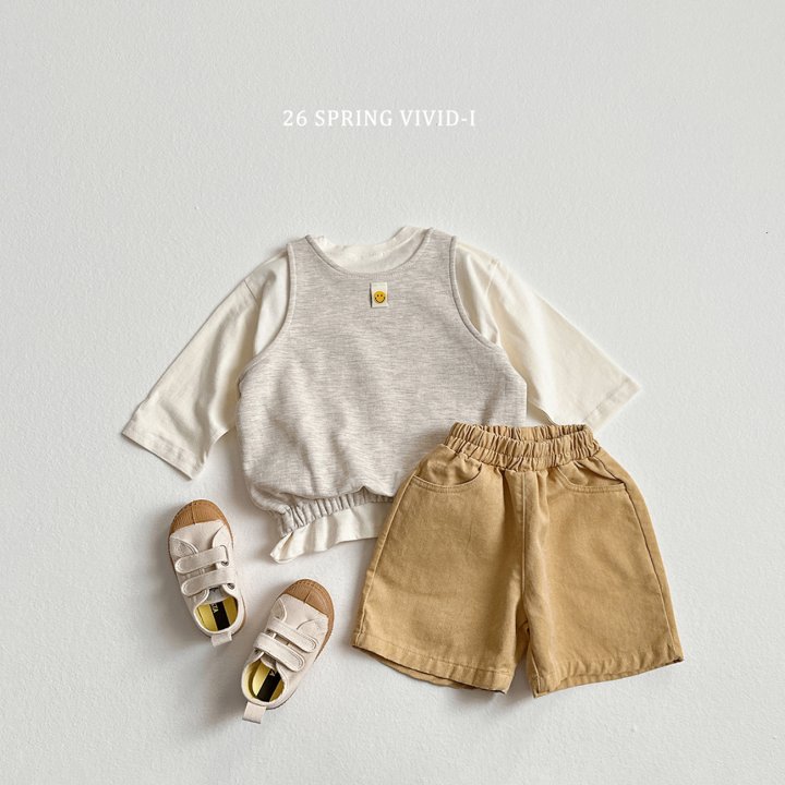 Vivid I - Korean Children Fashion - #minifashionista - Vest Pintuck Set - 7