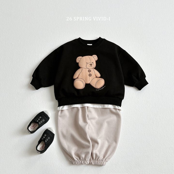 Vivid I - Korean Children Fashion - #minifashionista - 3D Bear Sweatshirt - 4