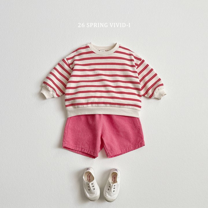 Vivid I - Korean Children Fashion - #prettylittlegirls - Multi Stripe Sweatshirt - 9
