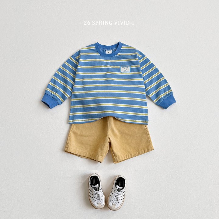 Vivid I - Korean Children Fashion - #prettylittlegirls - Pigment Half Pants - 6