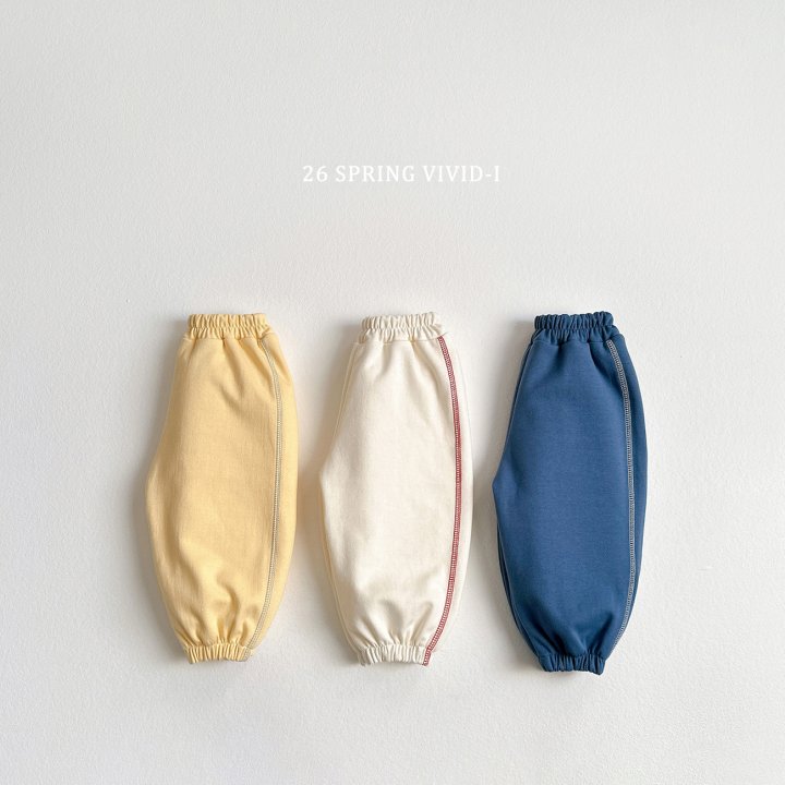 Vivid I - Korean Children Fashion - #prettylittlegirls - Rib Pocket Jogger Pants