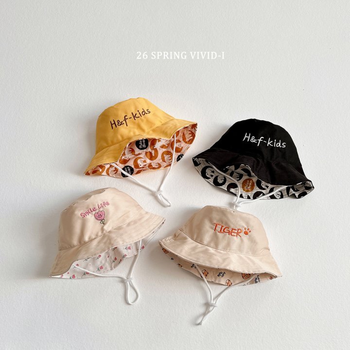 Vivid I - Korean Children Fashion - #prettylittlegirls - Reversible Bucket Hat