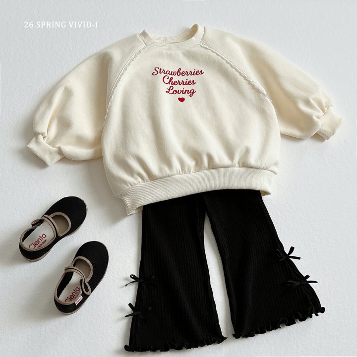 Vivid I - Korean Children Fashion - #prettylittlegirls - Raglan Frill Set - 7