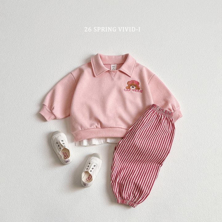 Vivid I - Korean Children Fashion - #prettylittlegirls - Bear Cap Collar Set - 11