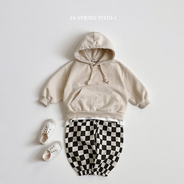 Vivid I - Korean Children Fashion - #prettylittlegirls - Hooded Mid Pants Set - 10
