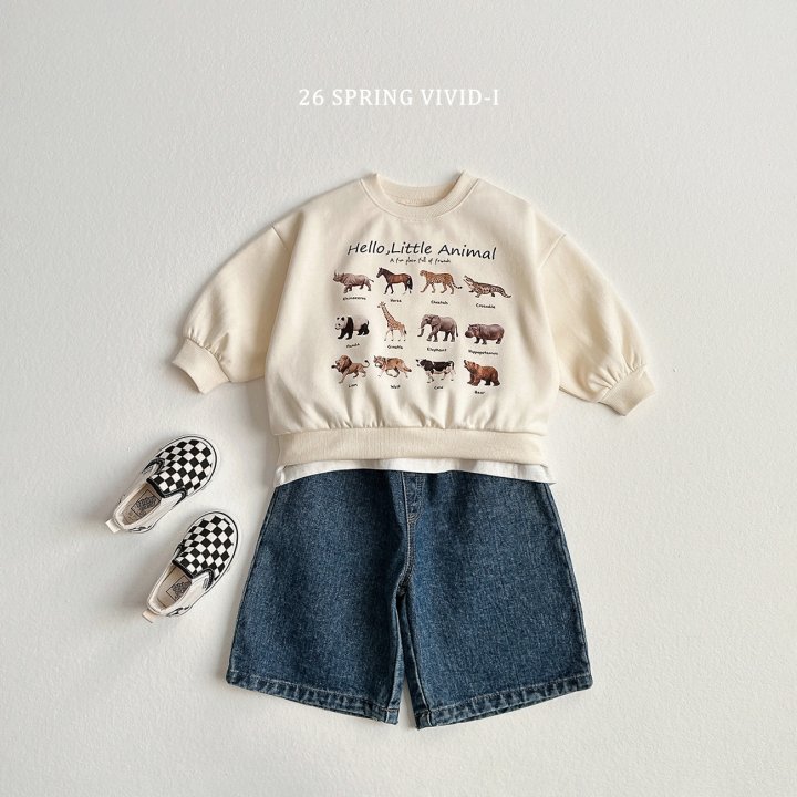 Vivid I - Korean Children Fashion - #stylishchildhood - Mini Animal Sweatshirt - 8