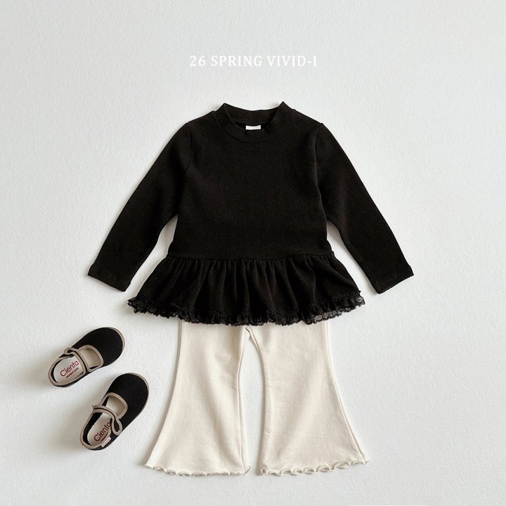 Vivid I - Korean Children Fashion - #stylishchildhood - Vivid Bootcut Pants - 10