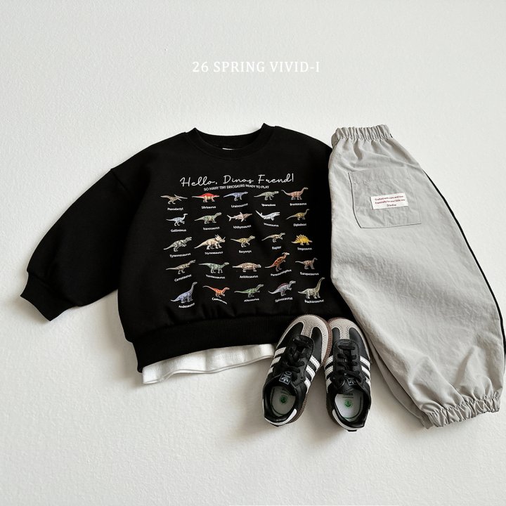 Vivid I - Korean Children Fashion - #stylishchildhood - Label Nylon Jogger Pants - 7