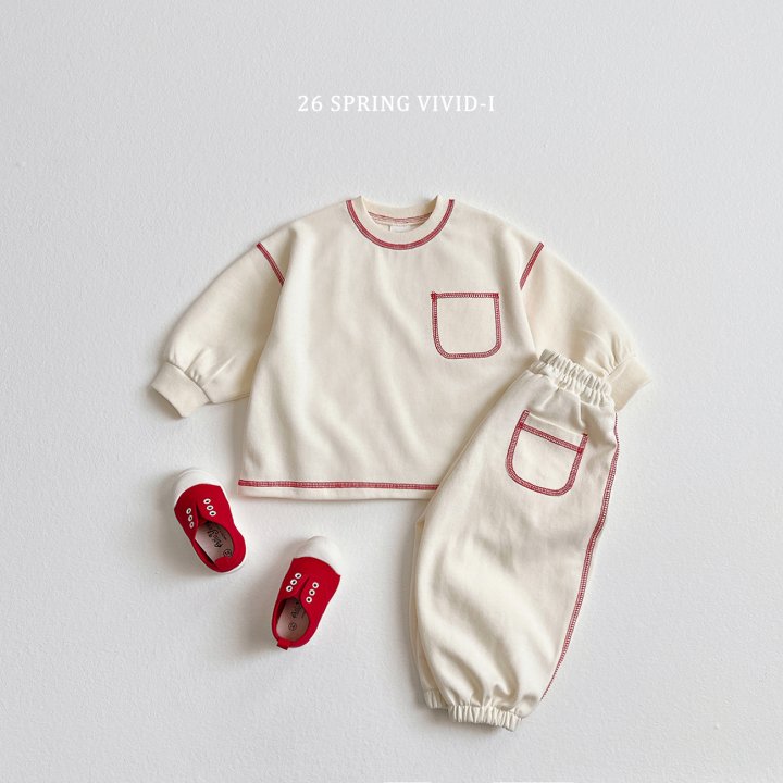 Vivid I - Korean Children Fashion - #toddlerclothing - Rib Pocket Jogger Pants - 4