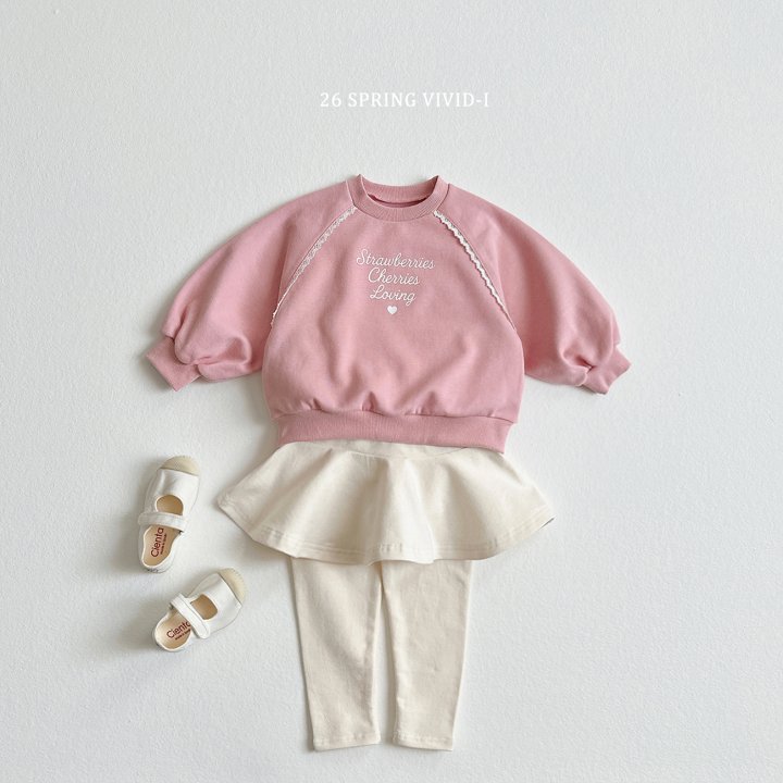 Vivid I - Korean Children Fashion - #stylishchildhood - Raglan Frill Set - 10