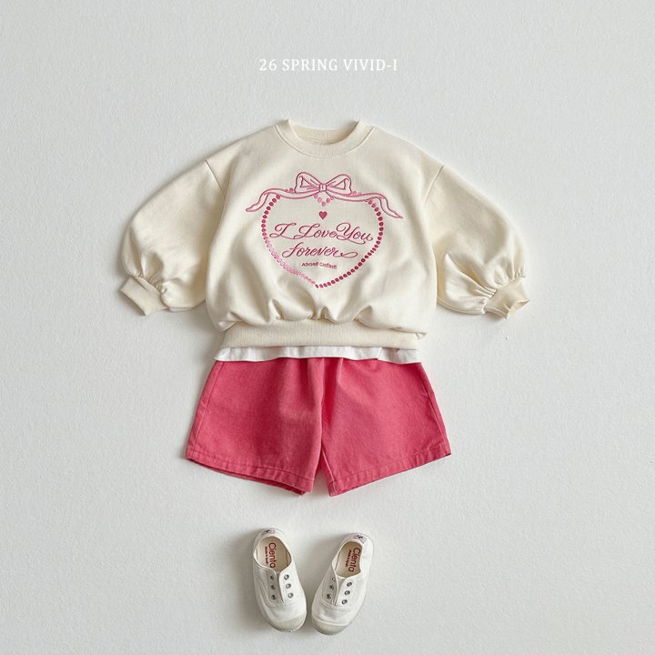 Vivid I - Korean Children Fashion - #stylishchildhood - Ribbon Heart Bootcut Set - 8
