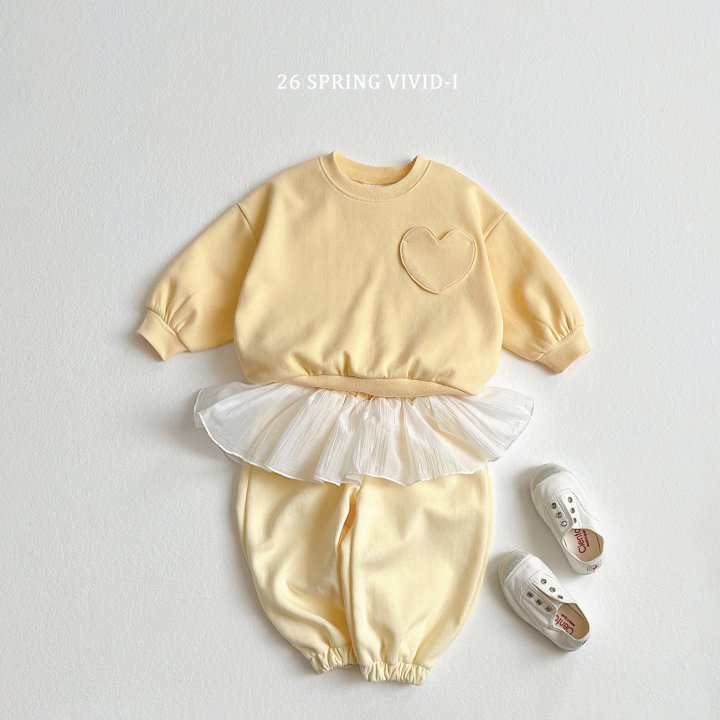 Vivid I - Korean Children Fashion - #todddlerfashion - Pocket Heart Sweatshirt - 6