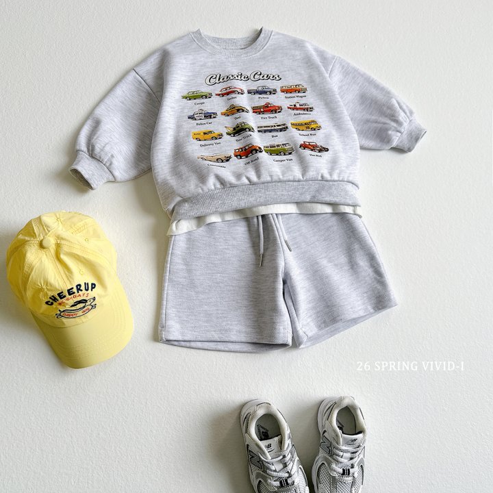 Vivid I - Korean Children Fashion - #todddlerfashion - Mini Car Sweatshirt - 11