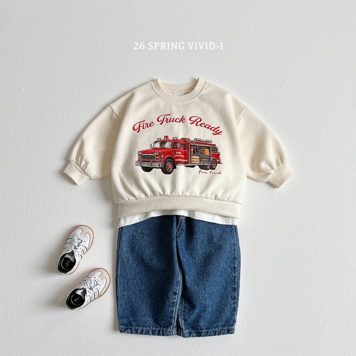 Vivid I - Korean Children Fashion - #todddlerfashion - Classic Car Sweatshirt - 9