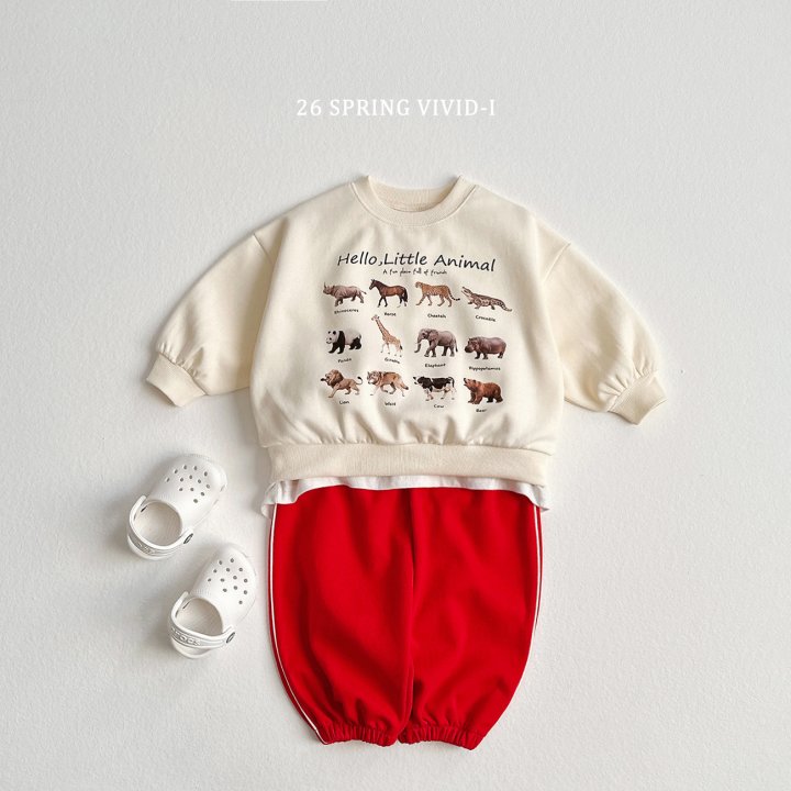Vivid I - Korean Children Fashion - #todddlerfashion - Mini Animal Sweatshirt - 6