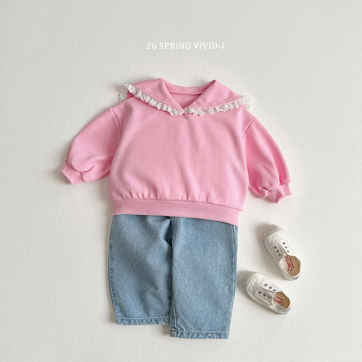 Vivid I - Korean Children Fashion - #todddlerfashion - Lace Sailor Set - 7