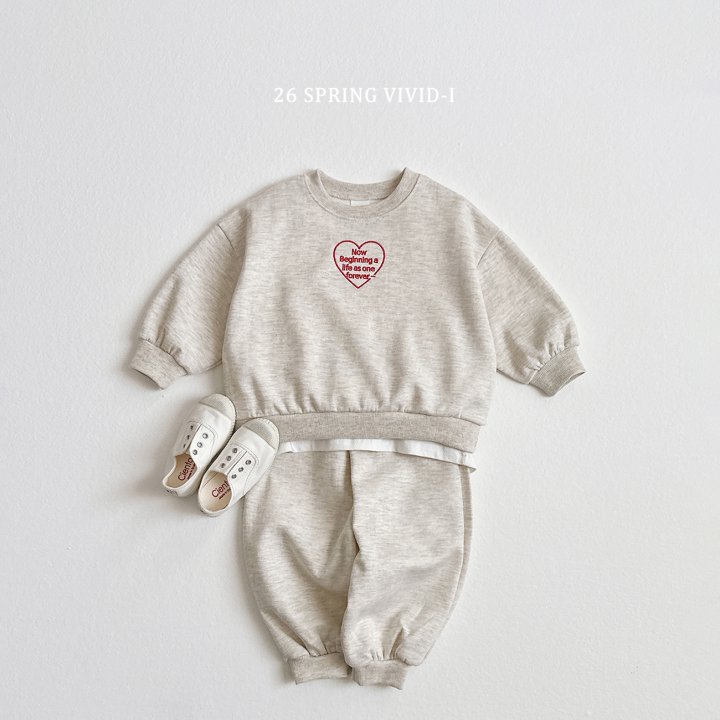 Vivid I - Korean Children Fashion - #todddlerfashion - Mini Heart Set - 5