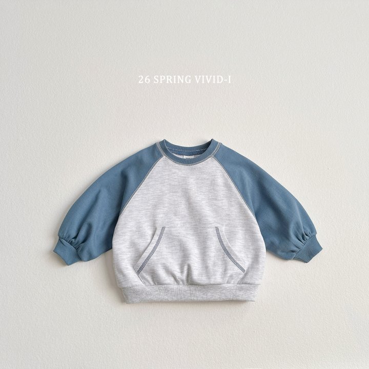 Vivid I - Korean Children Fashion - #todddlerfashion - Kangaroo Raglan Sweatshirt - 4