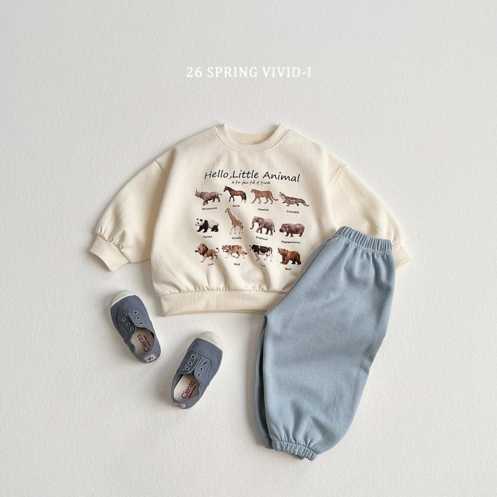 Vivid I - Korean Children Fashion - #toddlerclothing - Mini Animal Sweatshirt - 7