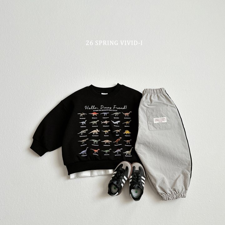 Vivid I - Korean Children Fashion - #toddlerclothing - Label Nylon Jogger Pants - 6