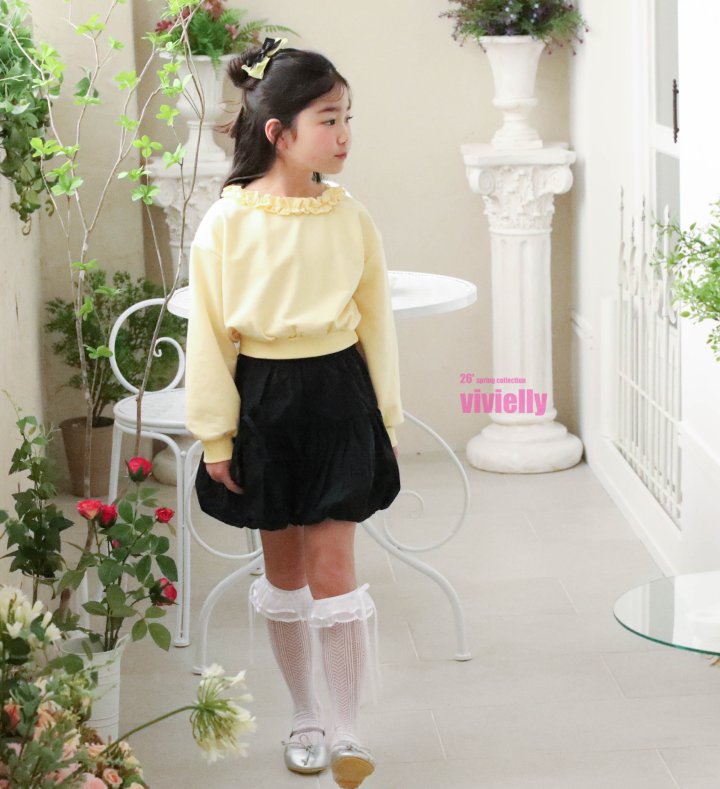Vivielly - Korean Children Fashion - #childofig - Linda Frill Sweatshirt - 7