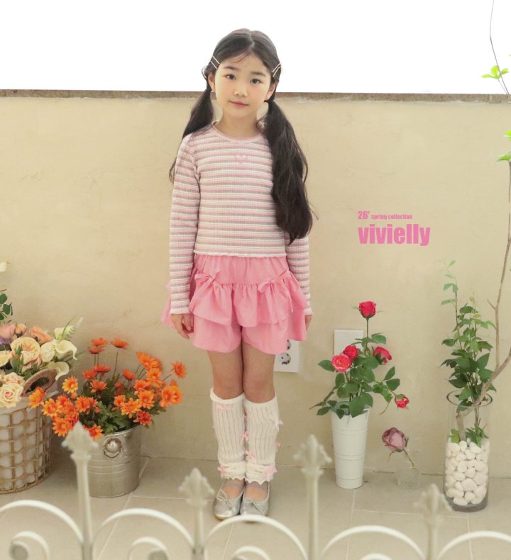 Vivielly - Korean Children Fashion - #childofig - Jelly Stripe Tee - 6