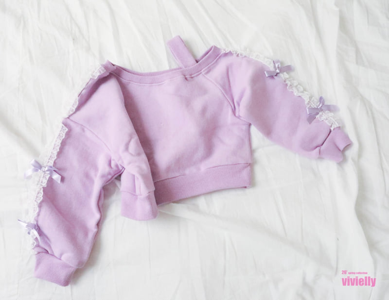 Vivielly - Korean Children Fashion - #childofig - Luna Lace Sweatshirt