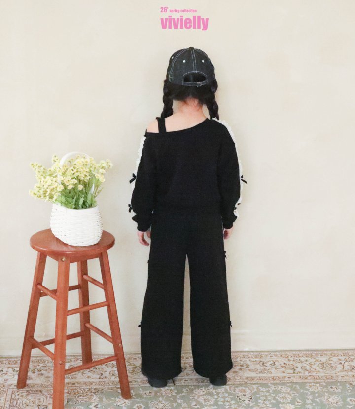 Vivielly - Korean Children Fashion - #childofig - Luna Lace Pants - 10
