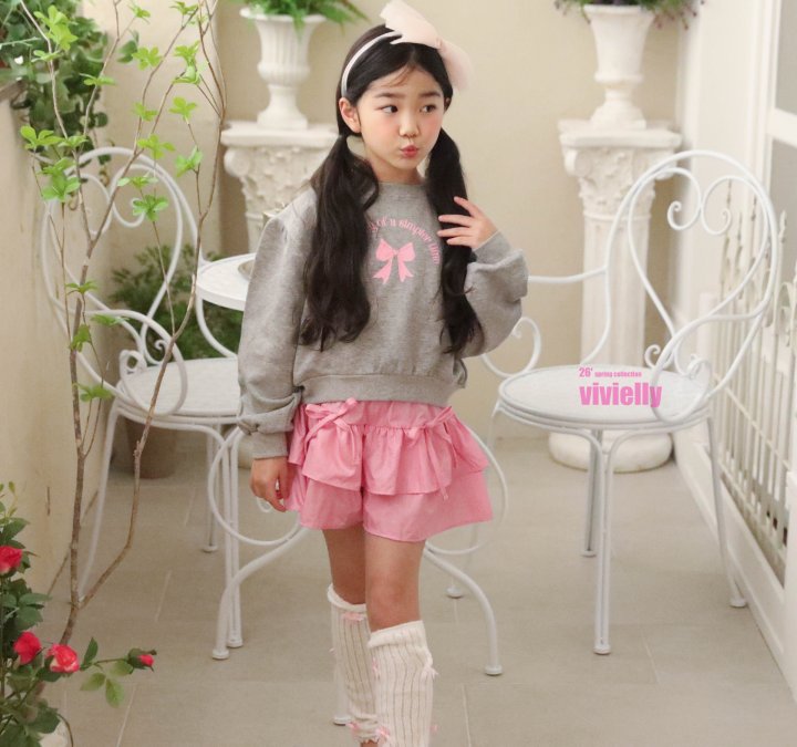 Vivielly - Korean Children Fashion - #childrensboutique - Mono Slit Sweatshirt - 6