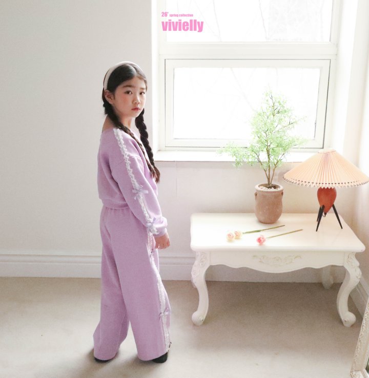 Vivielly - Korean Children Fashion - #childrensboutique - Luna Lace Pants - 11