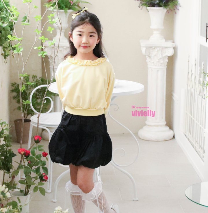 Vivielly - Korean Children Fashion - #designkidswear - Linda Frill Sweatshirt - 9