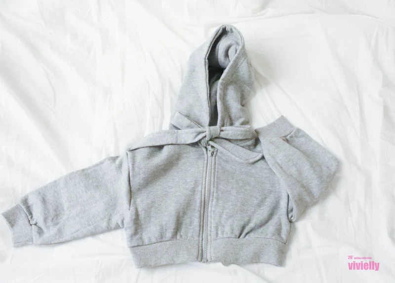 Vivielly - Korean Children Fashion - #designkidswear - Merry Ribbon Zip-Up - 3