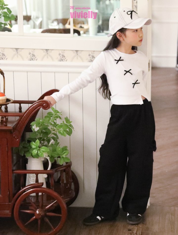 Vivielly - Korean Children Fashion - #discoveringself - Annie Slit Tee - 12