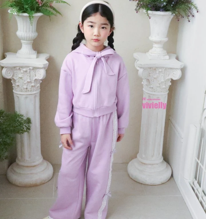 Vivielly - Korean Children Fashion - #designkidswear - Merry Ribbon Zip-Up - 4