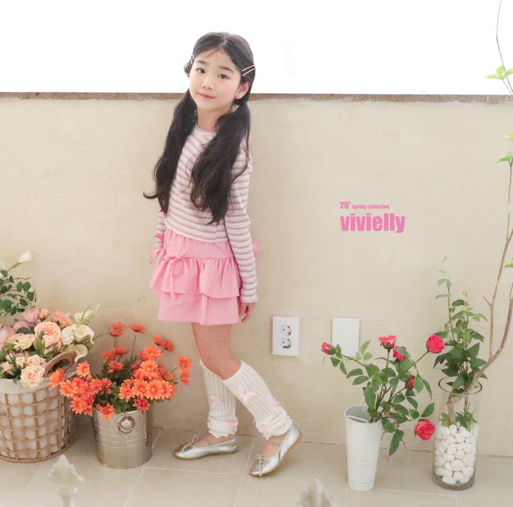 Vivielly - Korean Children Fashion - #fashionkids - Jelly Stripe Tee - 10