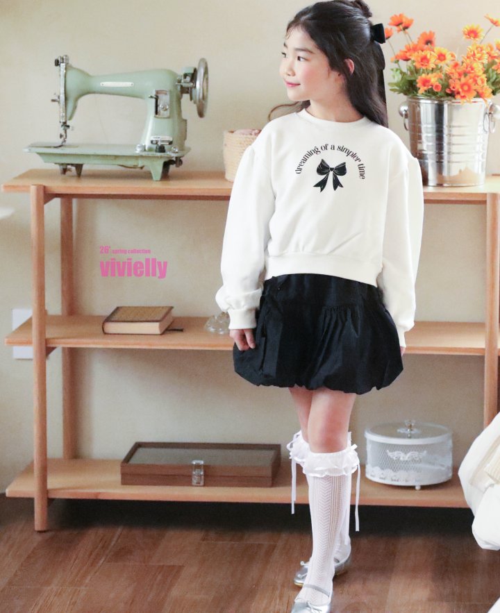 Vivielly - Korean Children Fashion - #fashionkids - Mono Slit Sweatshirt - 9