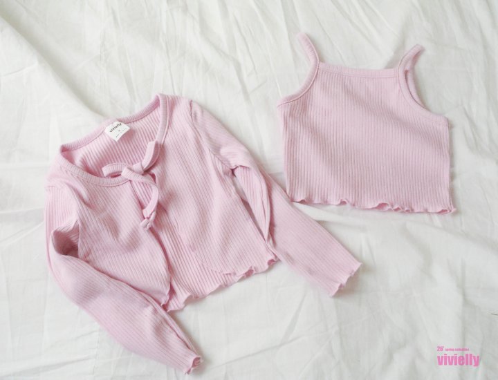 Vivielly - Korean Children Fashion - #fashionkids - Tutu Cardigan Set - 5
