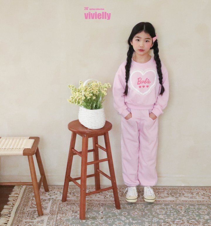 Vivielly - Korean Children Fashion - #discoveringself - Heart Jogger Pants - 4