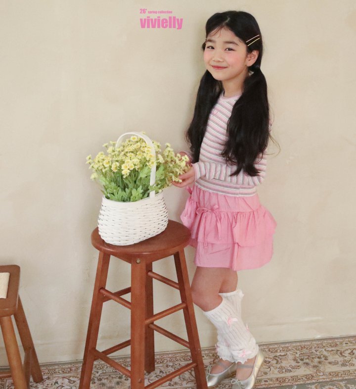 Vivielly - Korean Children Fashion - #fashionkids - Glossy Skort - 3