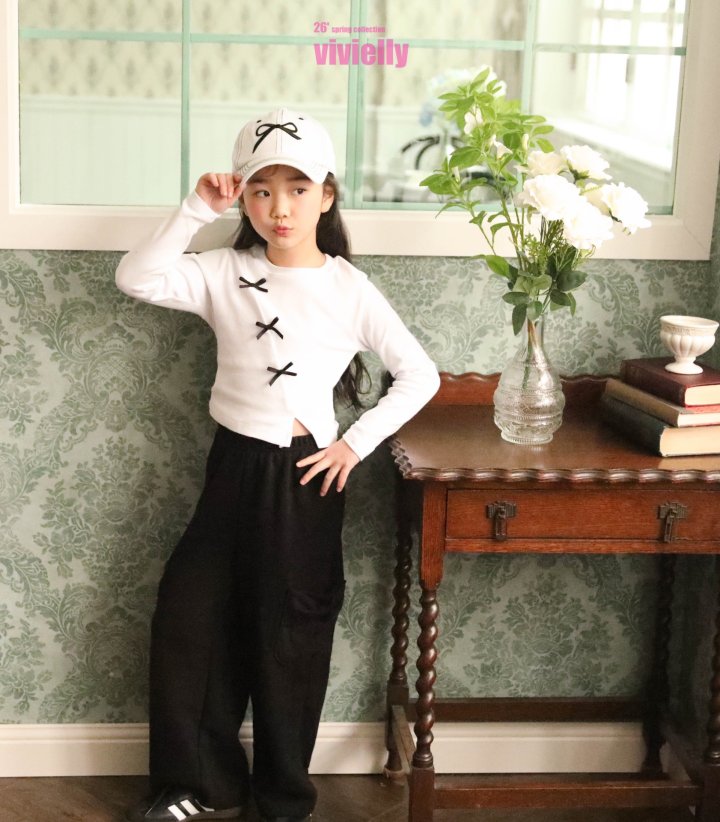 Vivielly - Korean Children Fashion - #kidsshorts - Shushu Ribbon Beanie - 9