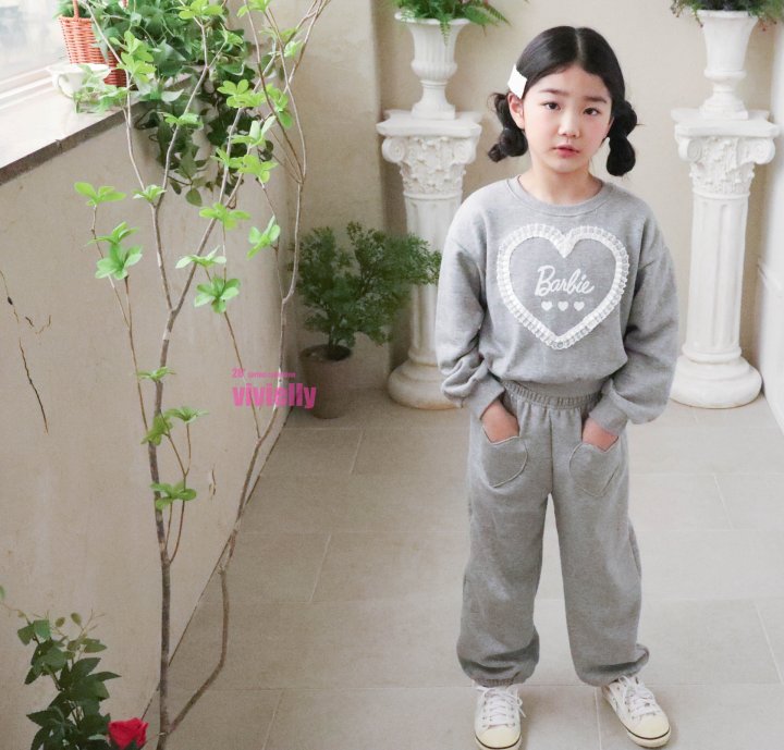 Vivielly - Korean Children Fashion - #kidsshorts - Heart Jogger Pants - 5