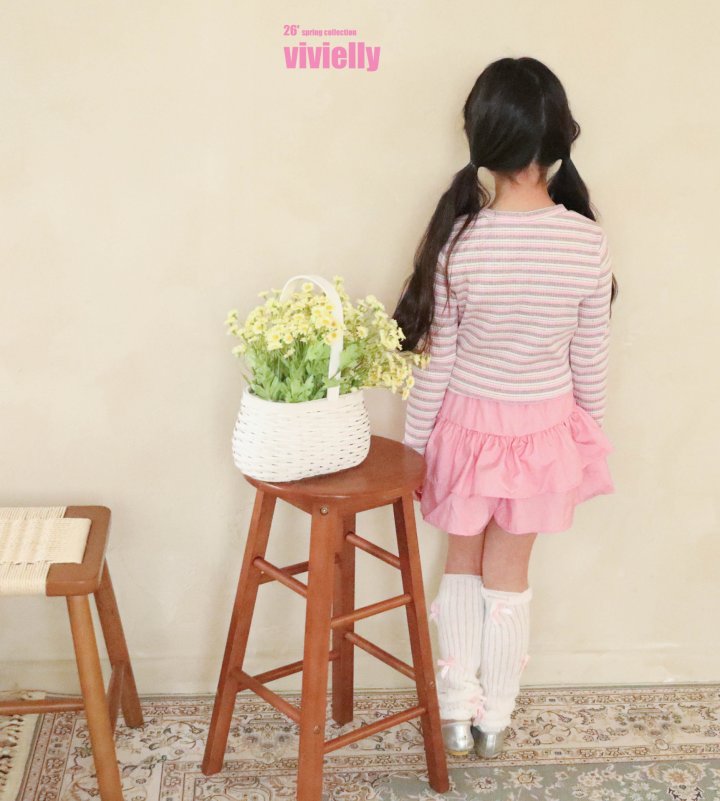 Vivielly - Korean Children Fashion - #fashionkids - Glossy Skort - 4