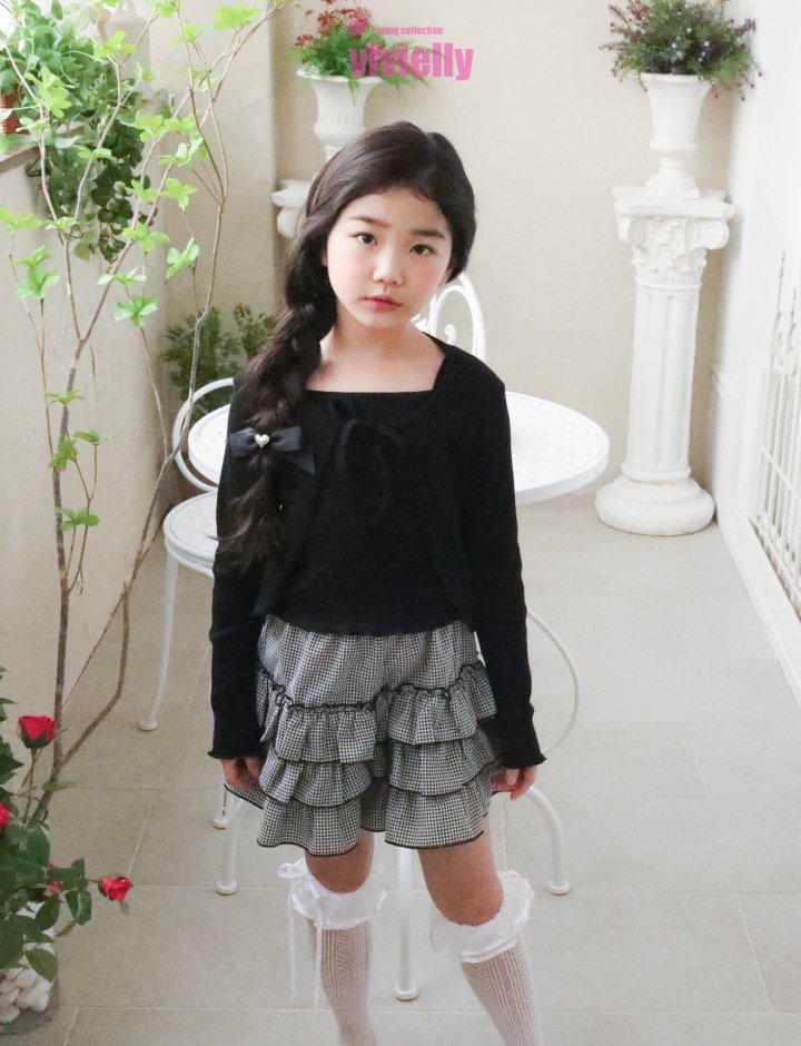 Vivielly - Korean Children Fashion - #kidsstore - Tutu Cardigan Set - 7