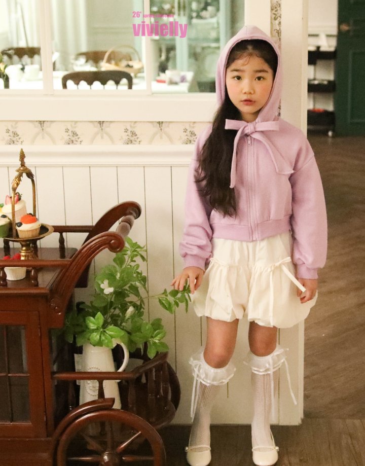 Vivielly - Korean Children Fashion - #kidsstore - Merry Ribbon Zip-Up - 7