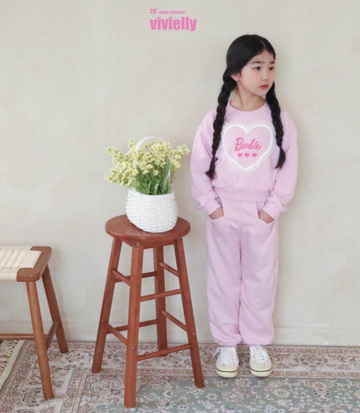 Vivielly - Korean Children Fashion - #kidsstore - Heart Jogger Pants - 6