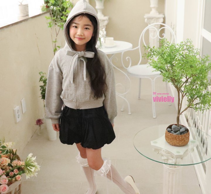 Vivielly - Korean Children Fashion - #kidzfashiontrend - Merry Ribbon Zip-Up - 8