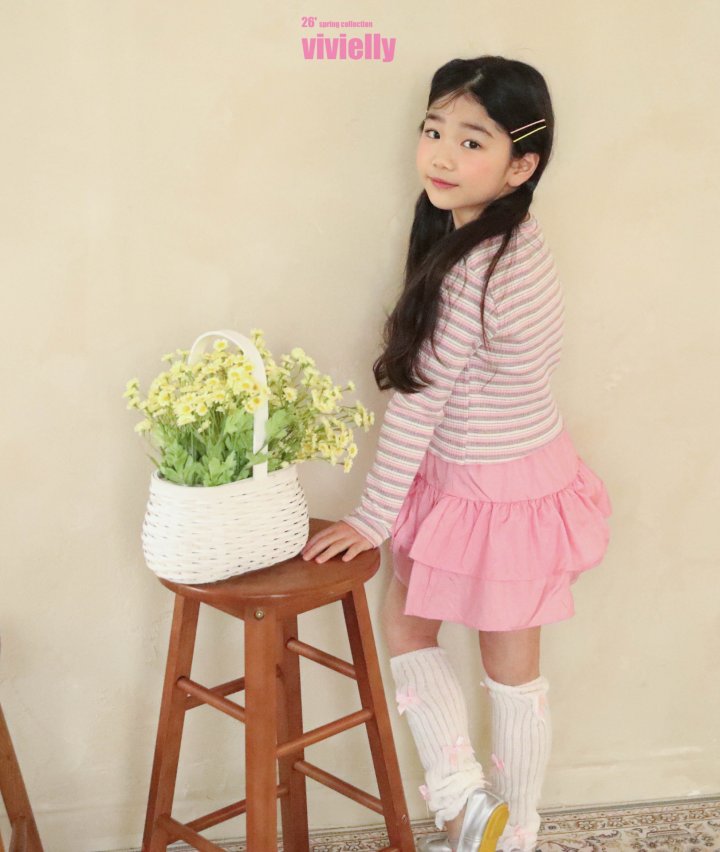 Vivielly - Korean Children Fashion - #kidzfashiontrend - Glossy Skort - 6